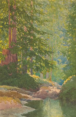 Creek, Fish Hatchery Road, 1920 by Lorenzo Palmer Latimer - Auction record, sale price, and art valuation. Compare with similar artists and explore comparable artworks.
