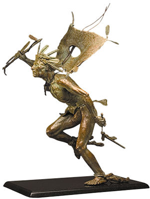 Sample artwork by Gerald Shippen (Born 1955), known for western genre sculpture - View similar artists and auction records