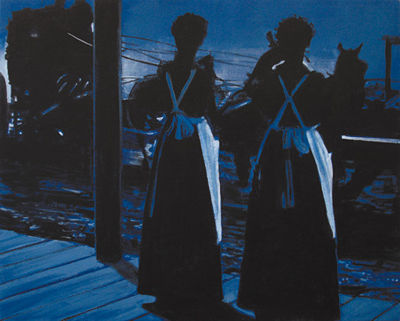 Meeting the Evening Stage by Gordon McConnell - Auction record, sale price, and art valuation. Compare with similar artists and explore comparable artworks.