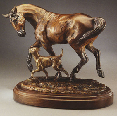 Sample artwork by Robin Laws (Born 1946), known for animal sculpture and painting - View similar artists and auction records