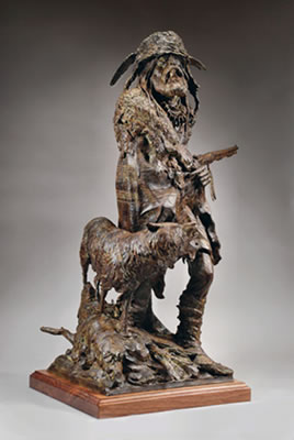 Sample artwork by Michael Hamby (Born 1962), known for sculpture-wildlife, figure, native american - View similar artists and auction records