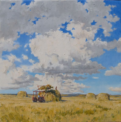 Sample artwork by Joel Ostlind (Born 1954), known for ranch life, indian genre, animal - View similar artists and auction records