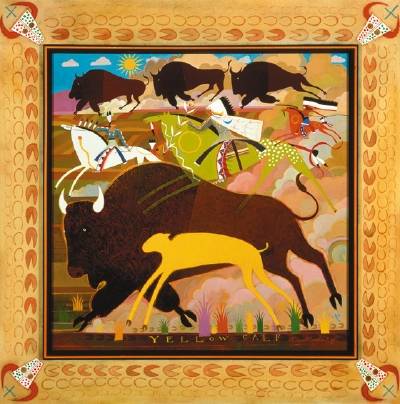 Sample artwork by Allan Mardon (1931 - 2020), known for illustrator, native american narrative - View similar artists and auction records