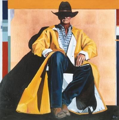 Portrait of David De Vary: Self-portrait