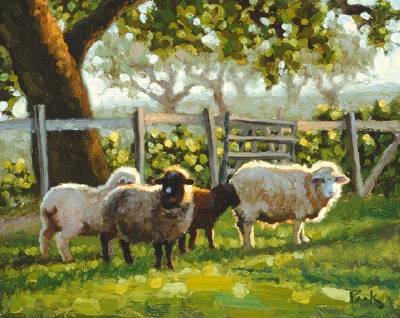 Summer Evening: Near the Vineyard by Carol Peek - Auction record, sale price, and art valuation. Compare with similar artists and explore comparable artworks.