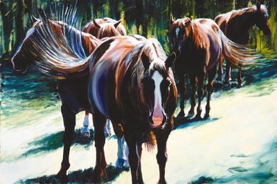 Forest Shadows by Susan Guy - Auction record, sale price, and art valuation. Compare with similar artists and explore comparable artworks.