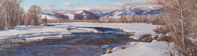 Gros Ventre Winter by Joe Arnold - Auction record, sale price, and art valuation. Compare with similar artists and explore comparable artworks.