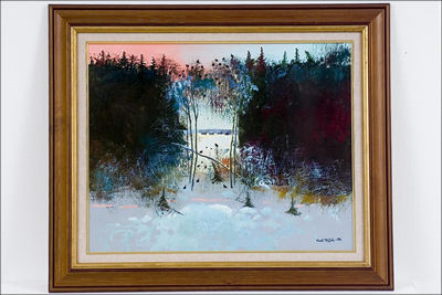Sample artwork by Kurt Bjork (Born 1938), known for painting - View similar artists and auction records