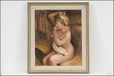 Sample artwork by Eeli Jaatinen (1905 - 1970), known for painting - View similar artists and auction records