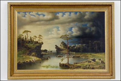 LÄHESTYVÄ UKONILMA - ANNALKANDE ÅSKVÄDER by Johan Knutson - Auction record, sale price, and art valuation. Compare with similar artists and explore comparable artworks.