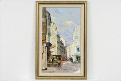 KATUNÄKYMÄ PARIISISTA - GATUVY FRÅN PARIS by Armas Mikola - Auction record, sale price, and art valuation. Compare with similar artists and explore comparable artworks.