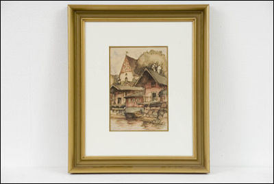 PORVOO-AIHE - BORGÃ…MOTIV by Frans Nyberg - Auction record, sale price, and art valuation. Compare with similar artists and explore comparable artworks.