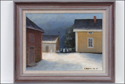 Sample artwork by Armas Vainio (1923 - 2003), known for painting - View similar artists and auction records