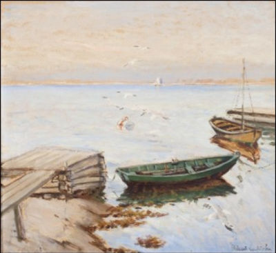 "HARBOUR SCENE, MARIEHAMN"