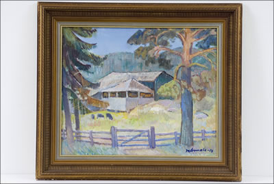 MAATILA - LANTGÅRD by Matti Annala - Auction record, sale price, and art valuation. Compare with similar artists and explore comparable artworks.