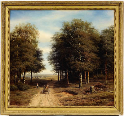 LANDSCAPE WITH A CART