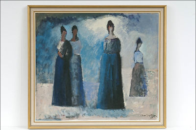 NELJÄ NAISTA - FYRA KVINNOR by Paavo Sirkkunen - Auction record, sale price, and art valuation. Compare with similar artists and explore comparable artworks.