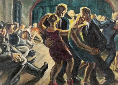 Sample artwork by Yrjo Saarinen (1899 - 1958), known for commercial art, billbord, fine art figure, portrait, landscape and still life painting - View similar artists and auction records