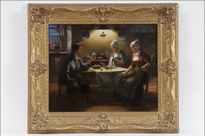 TARINOITA PÖYDÄN ÄÄRELLÄ - BERÄTTELSER VID BORDET by Alois Telarik - Auction record, sale price, and art valuation. Compare with similar artists and explore comparable artworks.