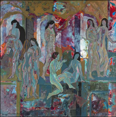 Sample artwork by Marjatta Sarasalo (1930 - 2006), known for painting - View similar artists and auction records