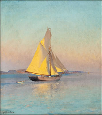 SAILING AT DUSK
