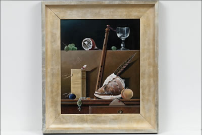 "ASETELMA HUILULLA JA NÄKINKENGÄLLÄ - STILLEBEN MED FLÖJT OCH MUSSLA". by Bjorn Nyman - Auction record, sale price, and art valuation. Compare with similar artists and explore comparable artworks.