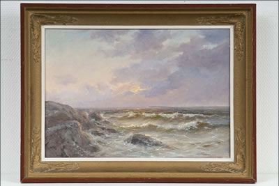 AURINGONLASKU MEREN YLLÄ - SOLNEDGÅNG ÖVER HAVET