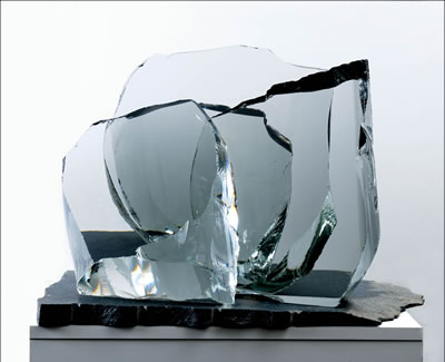 A GLASS AGE SCULPTURE