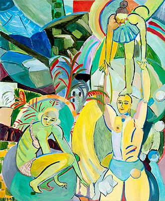 CIRCUS ARRIVING IN TOLEDO by Cris af Enehielm - Auction record, sale price, and art valuation. Compare with similar artists and explore comparable artworks.