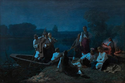 Sample artwork by Konstantin Alexandrovich Trutkovsky (1827 - 1893), known for painting - View similar artists and auction records