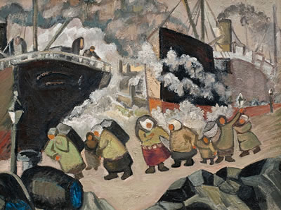 IN THE HARBOUR by Marcus Collin - Auction record, sale price, and art valuation. Compare with similar artists and explore comparable artworks.