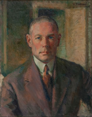 Portrait of Verner Thome: Self-portrait