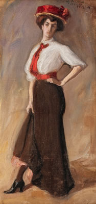 WOMAN POSING by Wilho Sjostrom - Auction record, sale price, and art valuation. Compare with similar artists and explore comparable artworks.