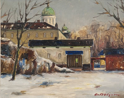 VIEW FROM HELSINKI by Olavi Ahlgren - Auction record, sale price, and art valuation. Compare with similar artists and explore comparable artworks.