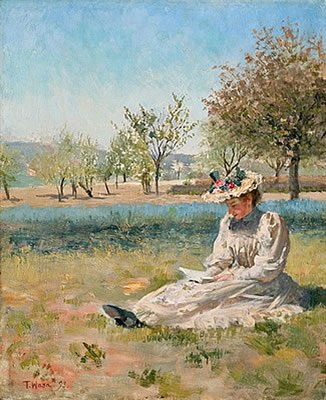 WOMAN IN THE GARDEN