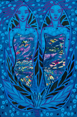 TWO MERMAIDS by Elina Liikanen - Auction record, sale price, and art valuation. Compare with similar artists and explore comparable artworks.