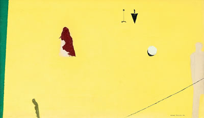 A YELLOW WALL IN SUNLIGHT