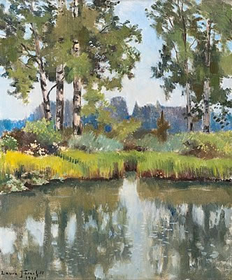 BIRCHES ON THE SHORE
