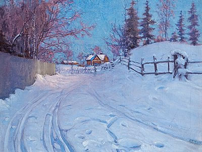 WINTER LANDSCAPE. by Vasili Filippovich Levi - Auction record, sale price, and art valuation. Compare with similar artists and explore comparable artworks.