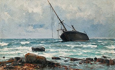 WRECK NEAR THE SHORE