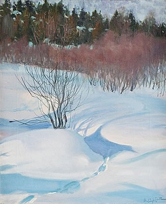 WINTER LANDSCAPE by Berndt Lagerstam - Auction record, sale price, and art valuation. Compare with similar artists and explore comparable artworks.