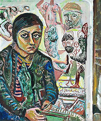 Portrait of Alpo Jaakola: Self-portrait