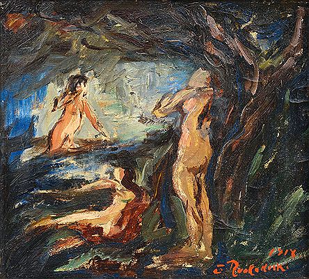 Sample artwork by Jalmari Ruokokoski (1886 - 1936), known for painting - View similar artists and auction records
