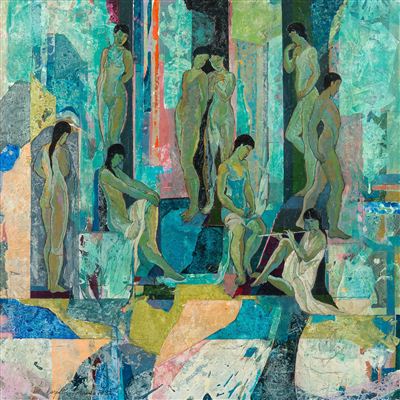 "LYRICAL LANDSCAPE" by Marjatta Sarasalo - Auction record, sale price, and art valuation. Compare with similar artists and explore comparable artworks.