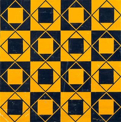 "SQUARES II b" by Vladimir Kopteff - Auction record, sale price, and art valuation. Compare with similar artists and explore comparable artworks.
