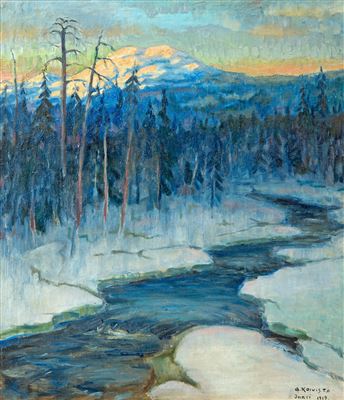 Sample artwork by Aukusti Koivisto (1886 - 1962), known for painting - View similar artists and auction records