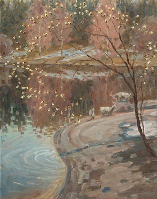 SHEEP ON A SPRINGLIKE RIVERBANK by Joonas Heiska - Auction record, sale price, and art valuation. Compare with similar artists and explore comparable artworks.