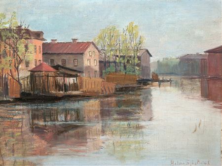 RIVER VIEW by Helmi Sjostrand - Auction record, sale price, and art valuation. Compare with similar artists and explore comparable artworks.