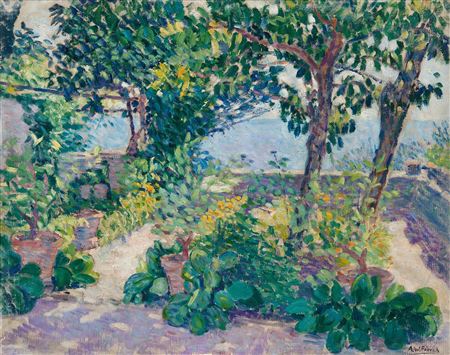 TERRACE IN FIESOLE by Alfred William Finch - Auction record, sale price, and art valuation. Compare with similar artists and explore comparable artworks.