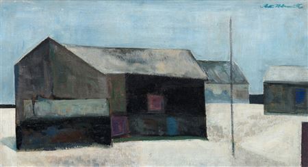 HOUSES by Pentti Melanen - Auction record, sale price, and art valuation. Compare with similar artists and explore comparable artworks.